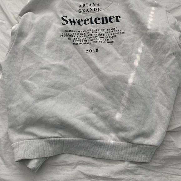 White Ariana Grande Hoodie - Picture 2 of 2